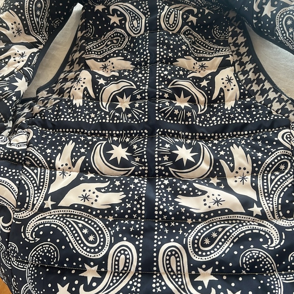 NWT Johnny Was Sasha Reversible Puffy Vest Size XS - Picture 4 of 14